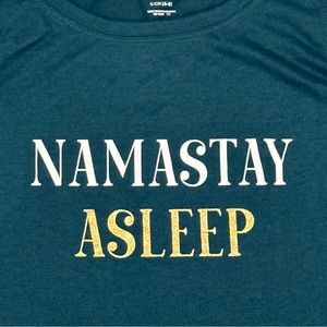 💞 New Women’s Small “Namastay Asleep” Sleep Tank